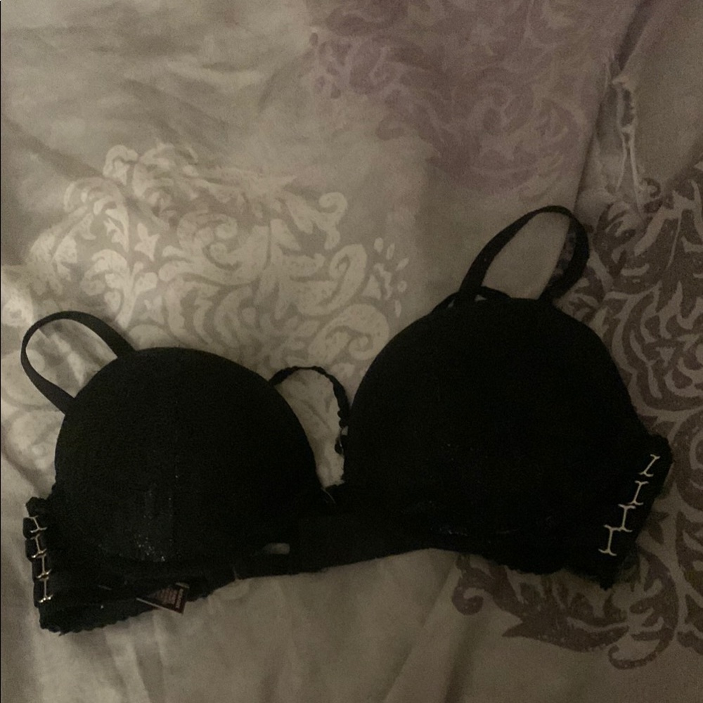 Victoria's Secret Black Bra with Underwire and Adjustable Straps